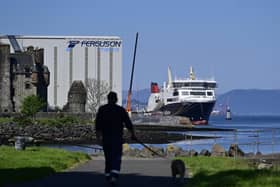 The construction of the CalMac ferry MV Glen Rosa has been continually delayed and cost much more than expected (Picture: John Devlin)