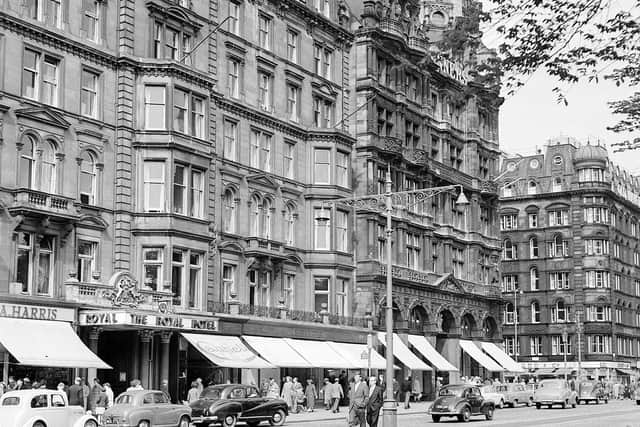 Jenners department store in Princes Street, Edinburgh.