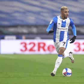 Rangers are being strongly linked with a move for Huddersfield Town's Dutch-born Curacao international midfielder Juninho Bacuna. (Photo by George Wood/Getty Images)