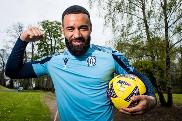 Alex Jakubiak will feel part of Dundee's title celebrations if they avoid defeat to Queen's Park on Friday. (Photo by Ross Parker / SNS Group)