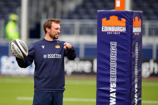 Edinburgh head coach Mike Blair says he will make decisions in consultation with his assistants and players. Picture: Bruce White/SNS