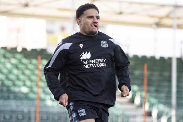Sione Tuipulotu will captain Glasgow Warriors against the Bulls.  (Photo by Ross MacDonald / SNS Group)
