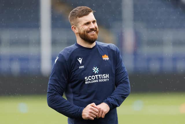 Luke Crosbie will make his 100th Edinburgh appearance at the weekend.