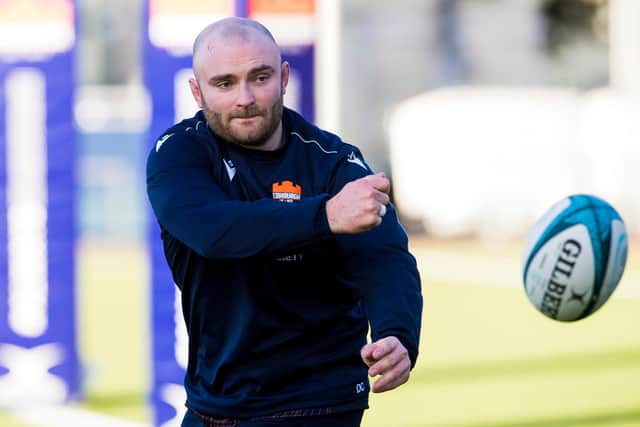Scotland international Dave Cherry has signed a contract extension with Edinburgh Rugby  (Photo by Ross Parker / SNS Group)
