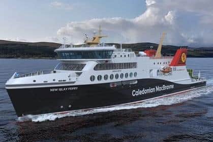One of the two CalMac ferries ordered last month for Islay. Picture: Transport Scotland