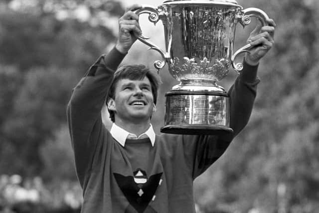Pringle jumpers were favoured by Nick Faldo in his heyday.