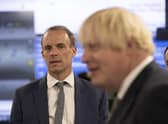 Boris Johnson and Dominic Raab want to replace the Human Rights Act with a watered-down version called the Bill of Rights (Picture: Jeff Gilbert - WPA Pool/Getty Images)