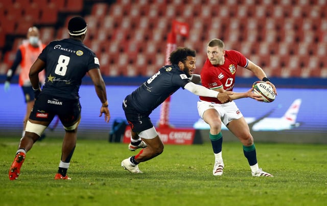 Finn Russell is nursing an Achilles injury. Picture: Steve Haag/PA Wire