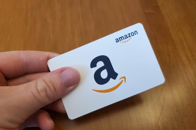 An Amazon voucher. Picture: Smith Collection/Gado/Getty Images