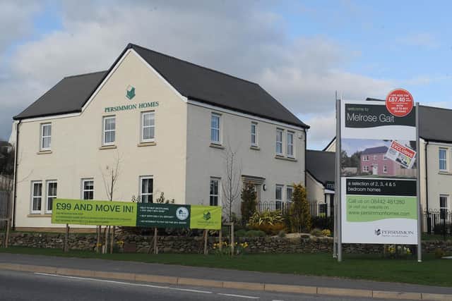 Persimmon is one of the biggest housebuilders in the UK with a string of completed projects and development schemes in Scotland. Picture: Kimberley Powell