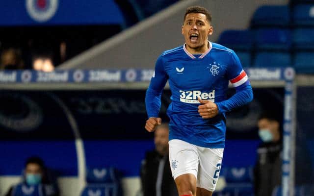 Rangers captain James Tavernier will lift the Premiership trophy on May 15 and hopes to complete a league and Scottish Cup double this season. (Photo by Ross MacDonald / SNS Group)