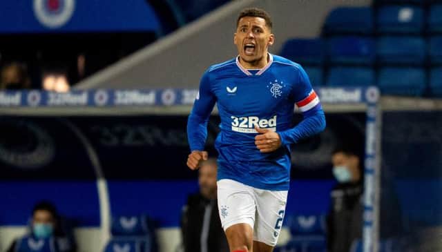 Rangers captain James Tavernier will lift the Premiership trophy on May 15 and hopes to complete a league and Scottish Cup double this season. (Photo by Ross MacDonald / SNS Group)