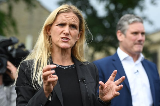 Labour's Kim Leadbeater won the Batley and Spen by-election with a majority of just 323 votes (Picture: Oli Scarrff/AFP via Getty Images)