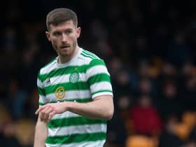 Celtic's Anthony Ralston believes it is "credit" to Ange Postecoglou that his manager has been able to school him in a role that was previously alien to him.  (Photo by Craig Foy / SNS Group)
