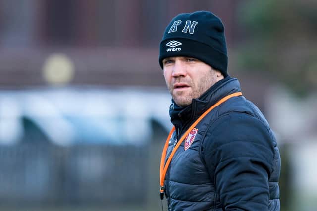 Hearts manager Robbie Neilson.