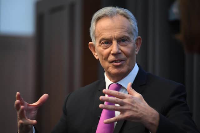 Former Prime Minister Tony Blair has called for countries making vaccines to show 'enlightened self-interest' and help poorer countries inoculate their populations (PIcture: Stefan Rousseau/PA)