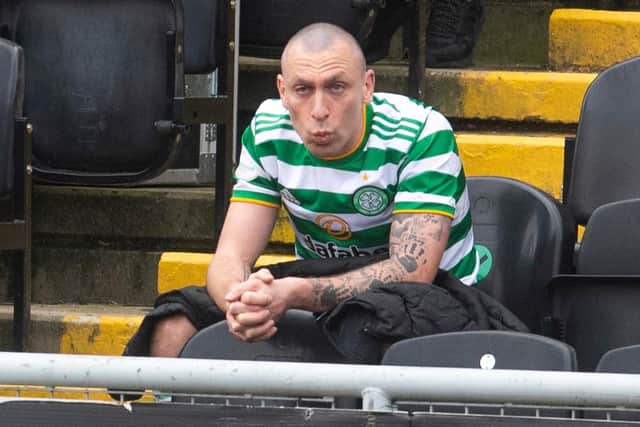With Scott Brown having made the decision to join Aberdeen in the summer, he should now sit out games to give Ismaila Soro the opportunity to progress ahead of next season. (Photo by Craig Foy / SNS Group)