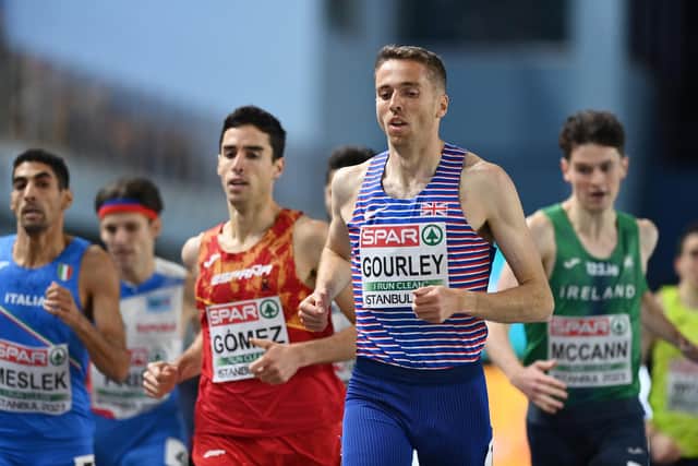 Neil Gourley is safely through to the men's 1500m in Istanbul.