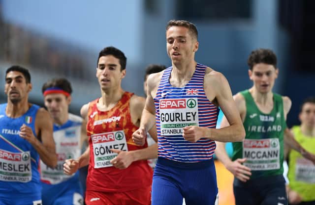 Neil Gourley is safely through to the men's 1500m in Istanbul.