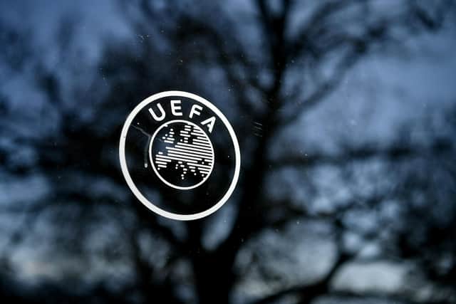 UEFA and football associations across the continent have been reacting to the proposed breakaway European Super League (Photo by FABRICE COFFRINI/AFP via Getty Images)
