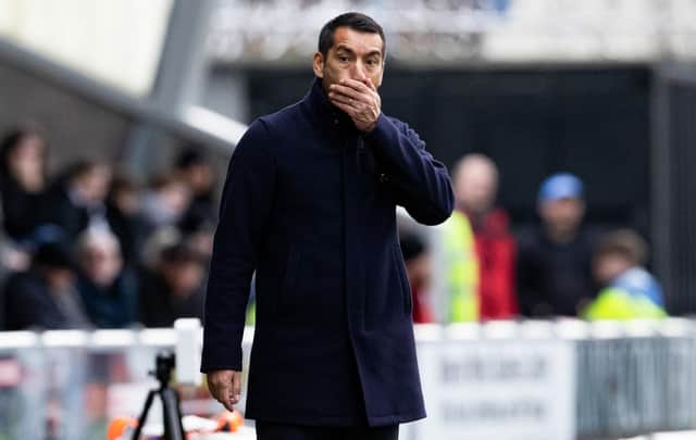 Rangers manager Giovanni van Bronckhorst presided over another poor result for Rangers.