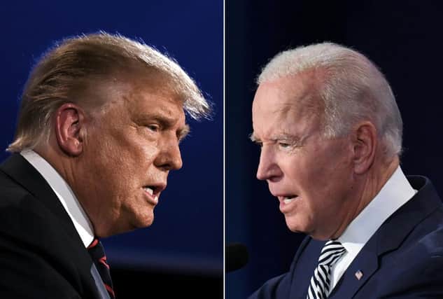 Voters in the America will choose between Donald Trump and Joe Biden on November 3 (Getty Images)