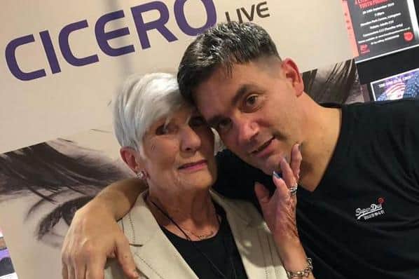 Dave Cicero with mum Myrna