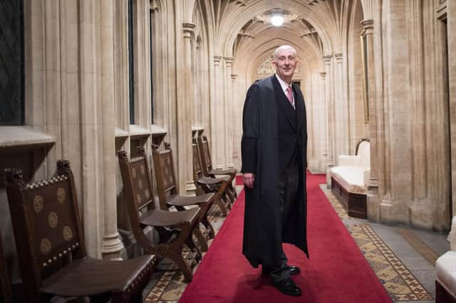 Sir Lindsay Hoyle in the House of Commons after becoming the new Speaker. Picture: Stefan Rousseau/PA Wire