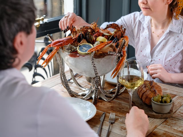 Seafood platter at Dulse, West End