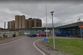 The man was taken to Raigmore Hospital in Inverness.