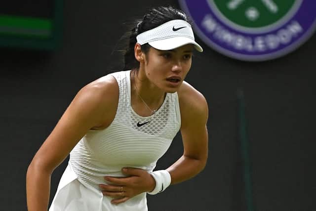 Emma Raducanu buckles under the pressure of her opponent and maybe, too the hype of being's Wimbledon's new queen-in-waiting