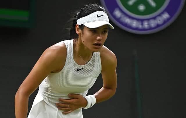 Emma Raducanu buckles under the pressure of her opponent and maybe, too the hype of being's Wimbledon's new queen-in-waiting