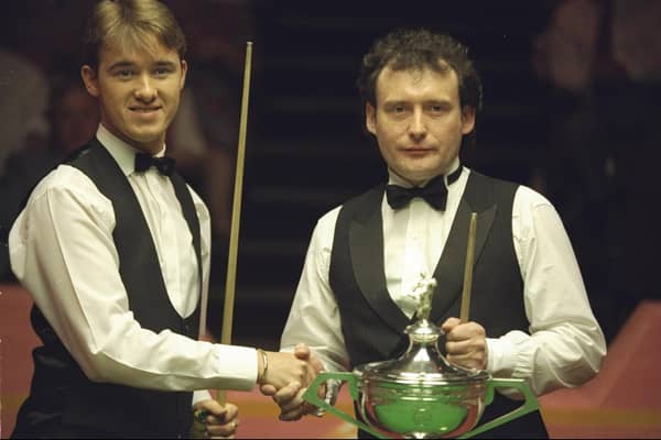 Stephen Hendry won the world title back in 1994 against Jimmy White - the pair met again 27 years on in very different circumstances.