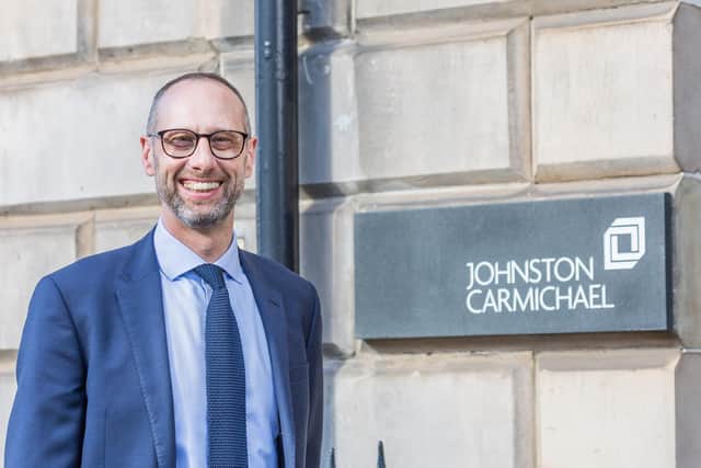 Ewen Fleming, head of financial services at Johnston Carmichael, welcomes 92 per cent of respondent firms having grown revenues over the last year. Picture: Nick Mailer Photography.