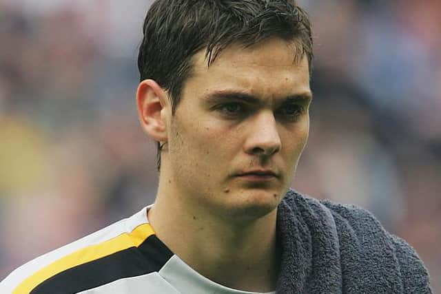 Craig Gordon faced Moldova at Hampden in 2005. (Photo by Stu Forster/Getty Images)