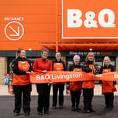B&Q has just opened its first smaller format store in Scotland, located in Livingston, West Lothian. Picture: Stuart Wallace