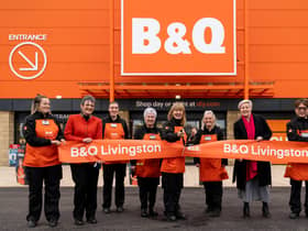 B&Q has just opened its first smaller format store in Scotland, located in Livingston, West Lothian. Picture: Stuart Wallace