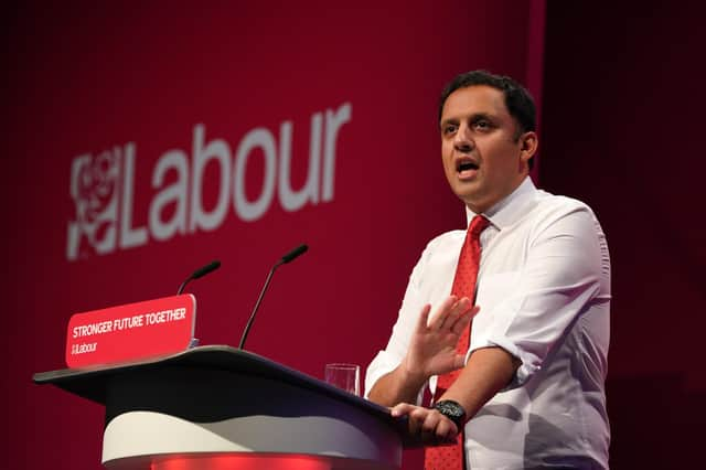 Scottish Labour Leader Anas Sarwar speaking at the Labour Party conference in Brighton earlier this week.. Picture: PA Wire