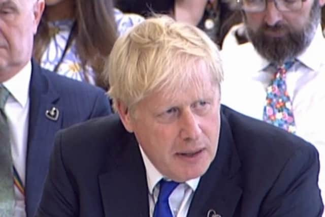 Prime Minister Boris Johnson is facing the end of his premiership.