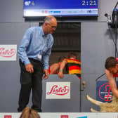 Royal Highland Show Machine Sheep shearing final winner Gwion Evans of Wales (pic: Scott Louden)