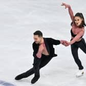 Lilah Fear and Lewis Gibson of Great Britain compete at the World Figure Skating Championships in Montreal, Quebec, Canada.  (Photo by Minas Panagiotakis/Getty Images)