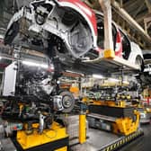 The Office for National Statistics said manufacturing saw a particularly strong month in June with car production doing well.
