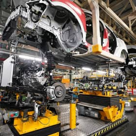 The Office for National Statistics said manufacturing saw a particularly strong month in June with car production doing well.