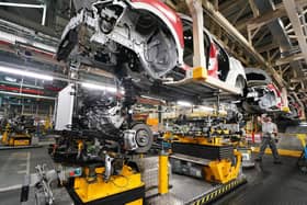 The Office for National Statistics said manufacturing saw a particularly strong month in June with car production doing well.