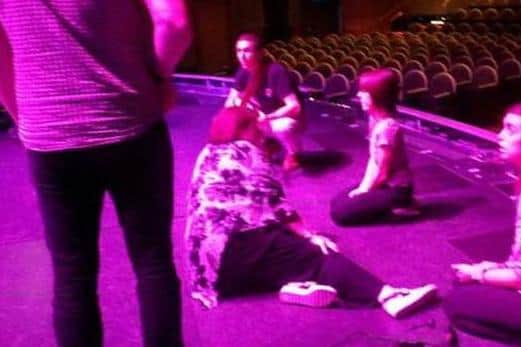 Brenda after the incident.