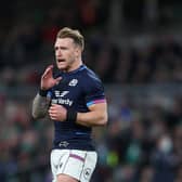 Stuart Hogg took over the Scotland captaincy at the start of the 2020 Six Nations. (Photo by Richard Heathcote/Getty Images)