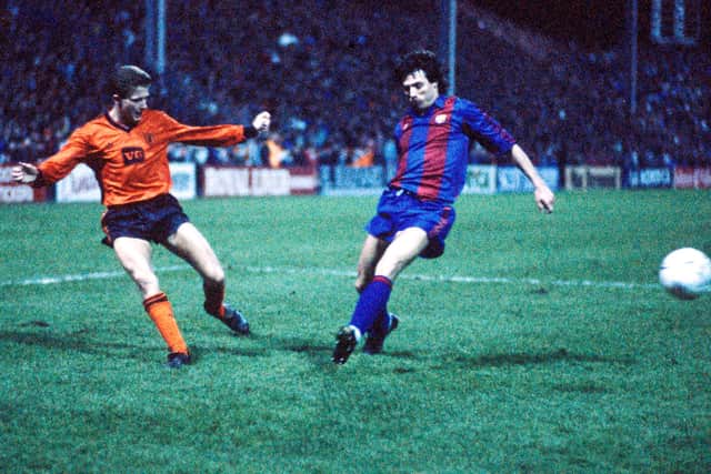 Dundee United's last competitive meeting with Forfar came between Uefa Cup quarter-final appointments against Barcelona.