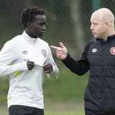 Garang Kuol featured nine times during a loan spell at Hearts.  (Photo by Ewan Bootman / SNS Group)
