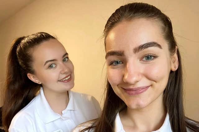 HC-One Scotland's Darnley Court Assistant Psychologists Maria McGinlay and Abigail Graham