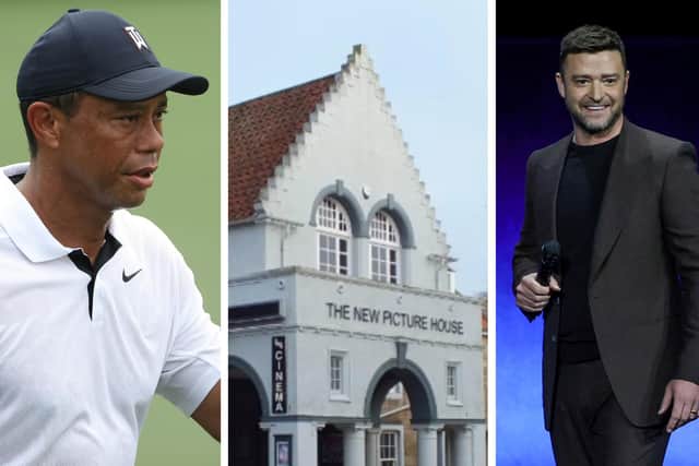 Tiger Woods and Justin Timberlake are behind the business bringing its new venture to St Andrews (Pics: Ethan Miller/ Patrick Smith/Getty Images)